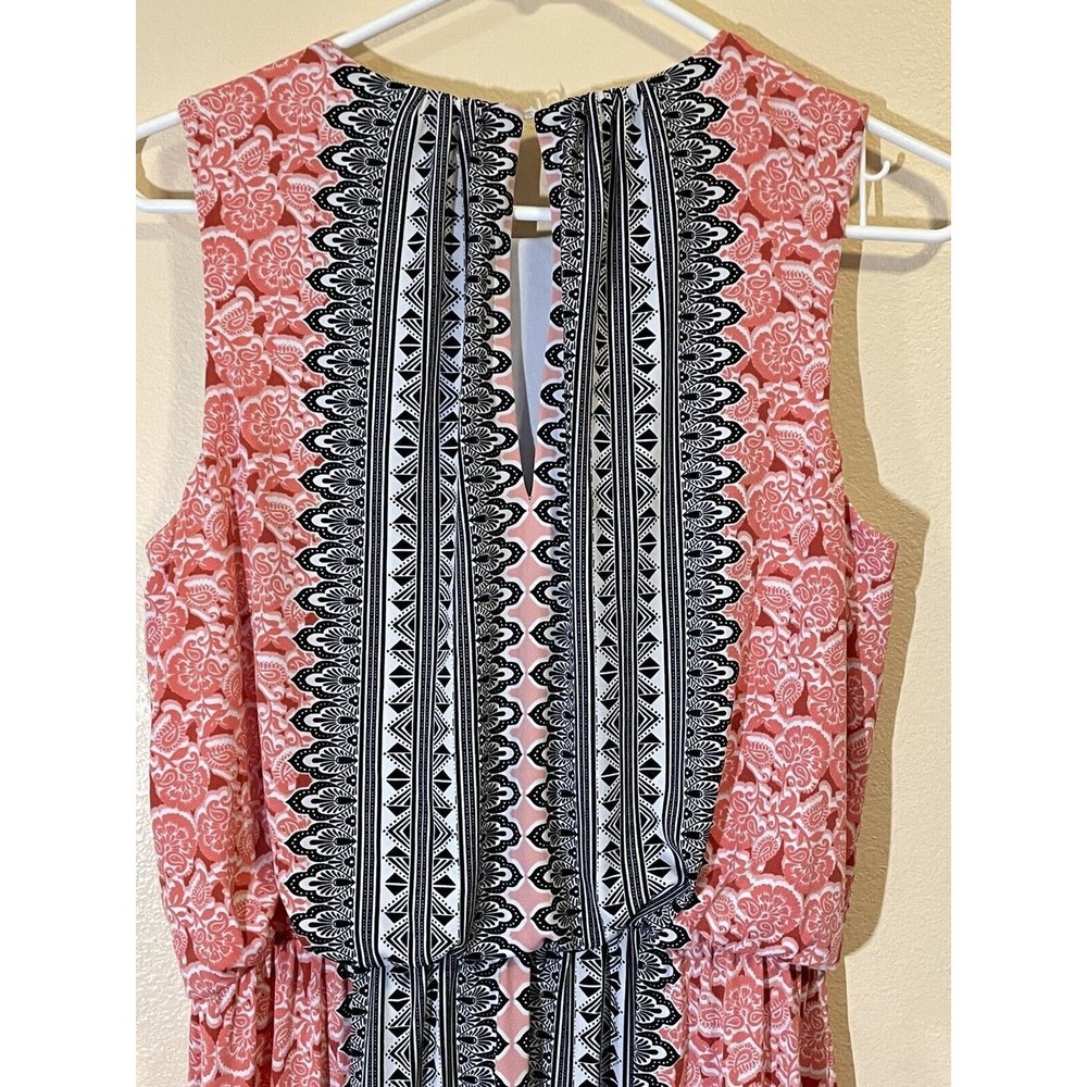 London Style Collection Dress Size 8 Paisley Print Long - Picture 5 of 6
